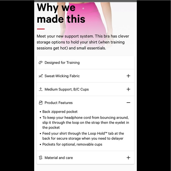 💕LULULEMON STASH IT BRA/CROP-QUICK START MULTI💕 - Picture 12 of 16